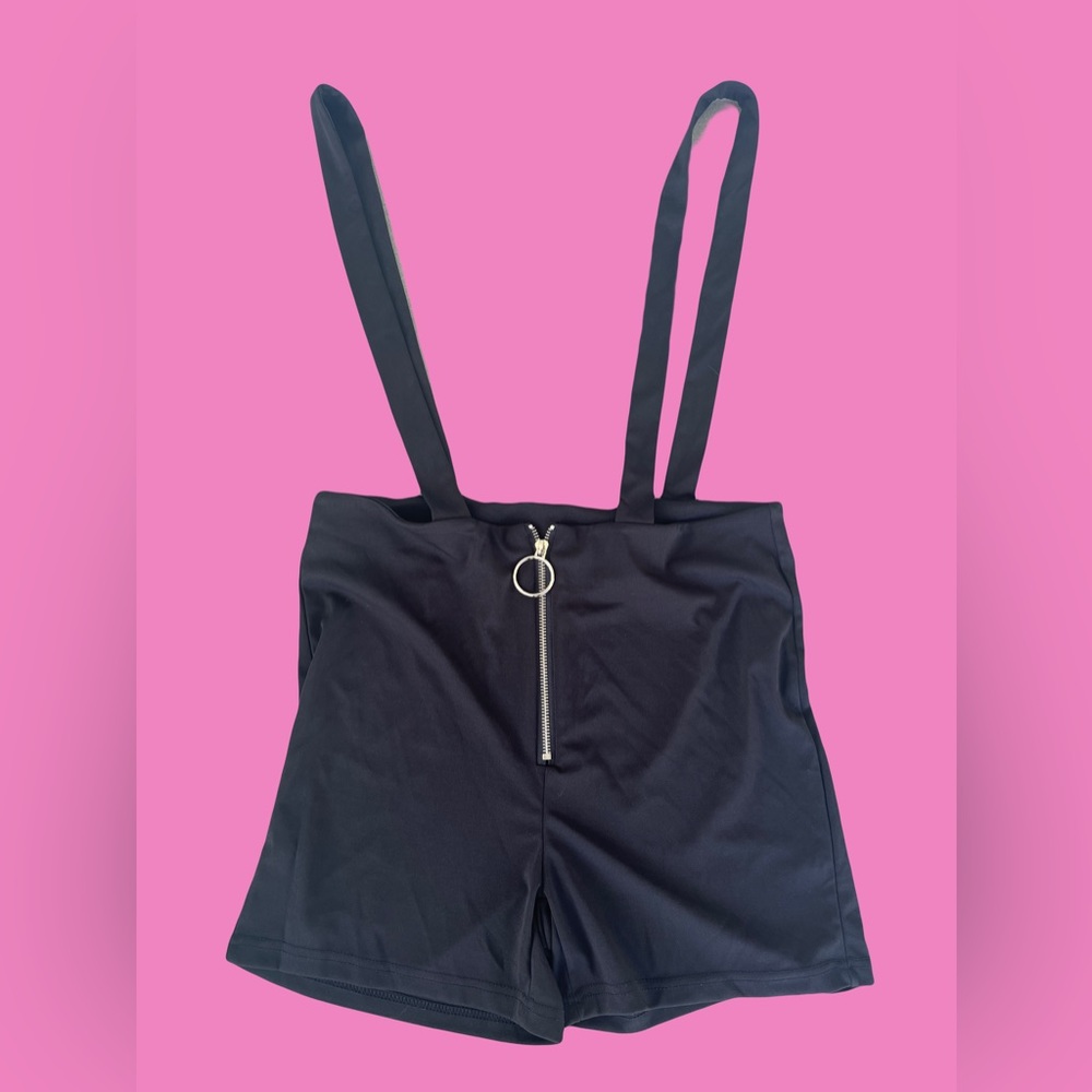 Shein Black Strechy Romper L